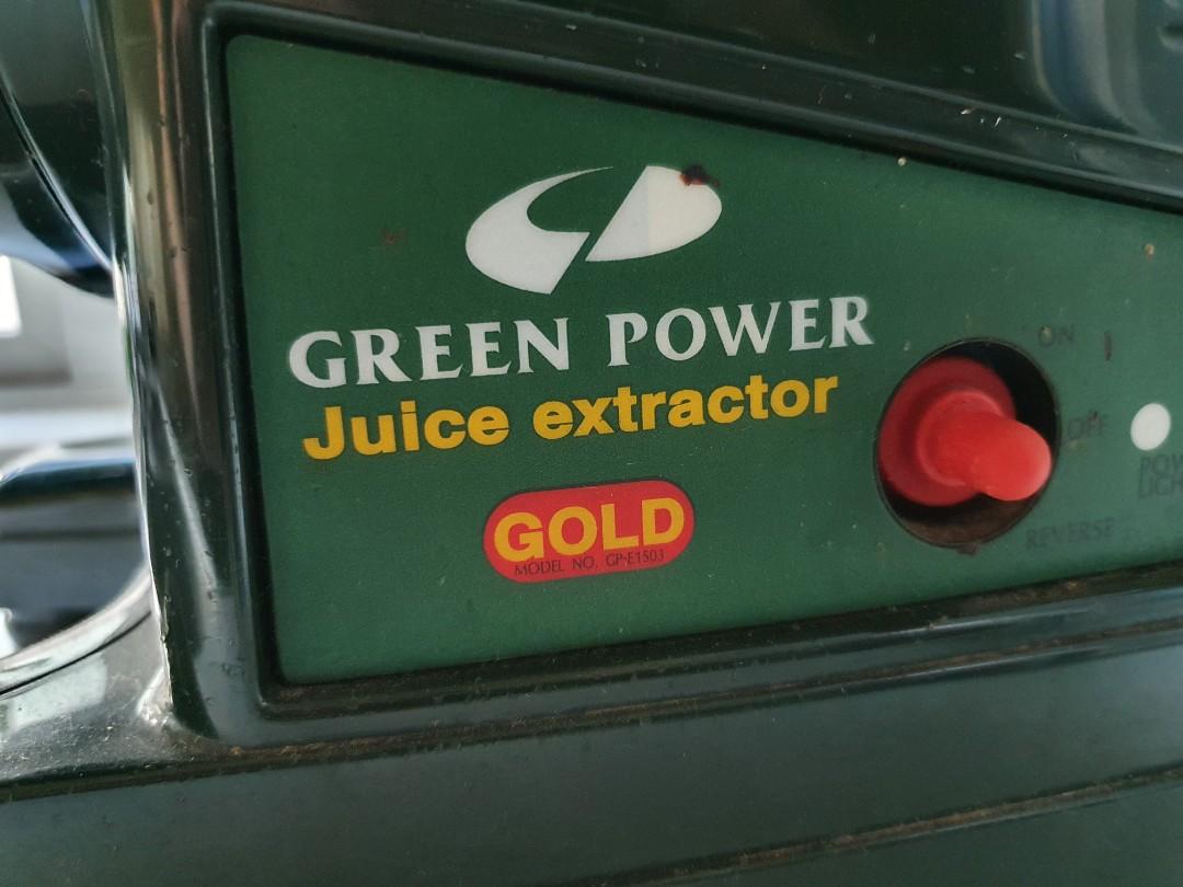 Green power juicer made in Korea, TV & Home Appliances, Kitchen