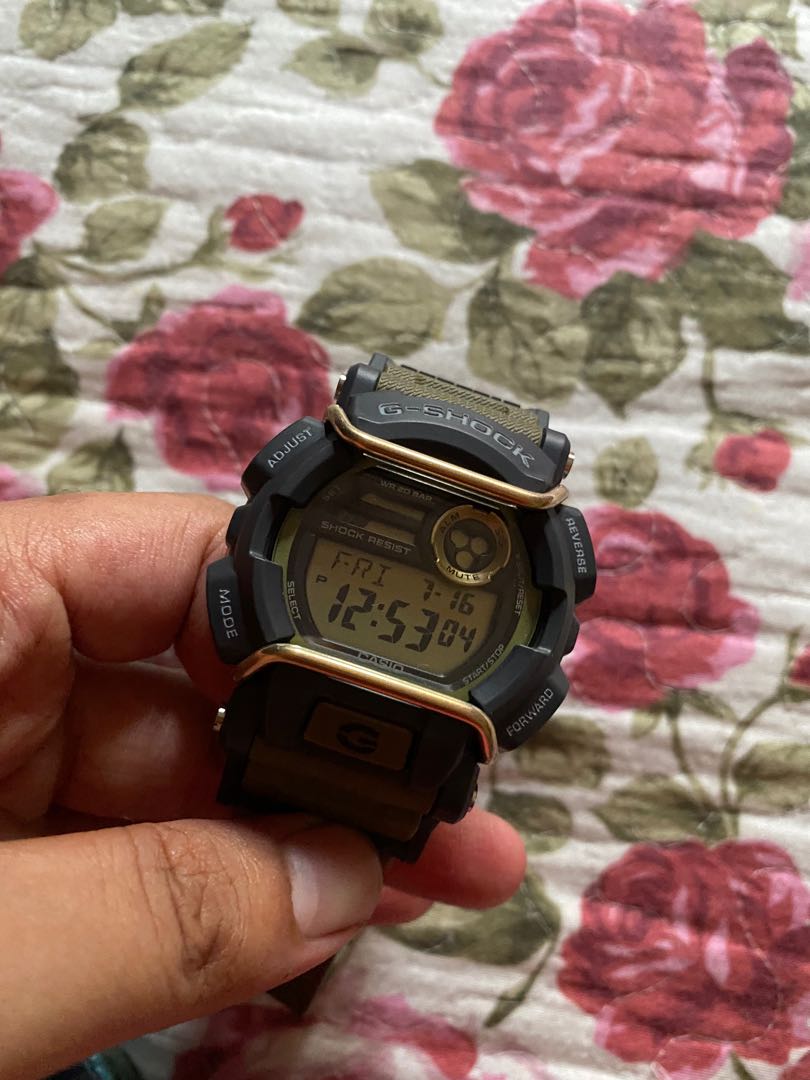 G Shock GD 400 Power Rangers Olive Green Colour