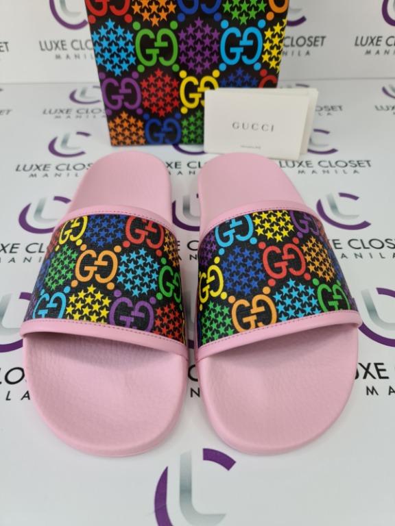 Gucci Psychedelic slides Women s Fashion Footwear Slippers and