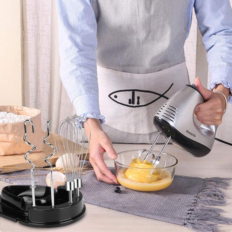 Hand Mixer Electric, Kitchen Handheld Mixer with Turbo Egg Separator,  Whipping