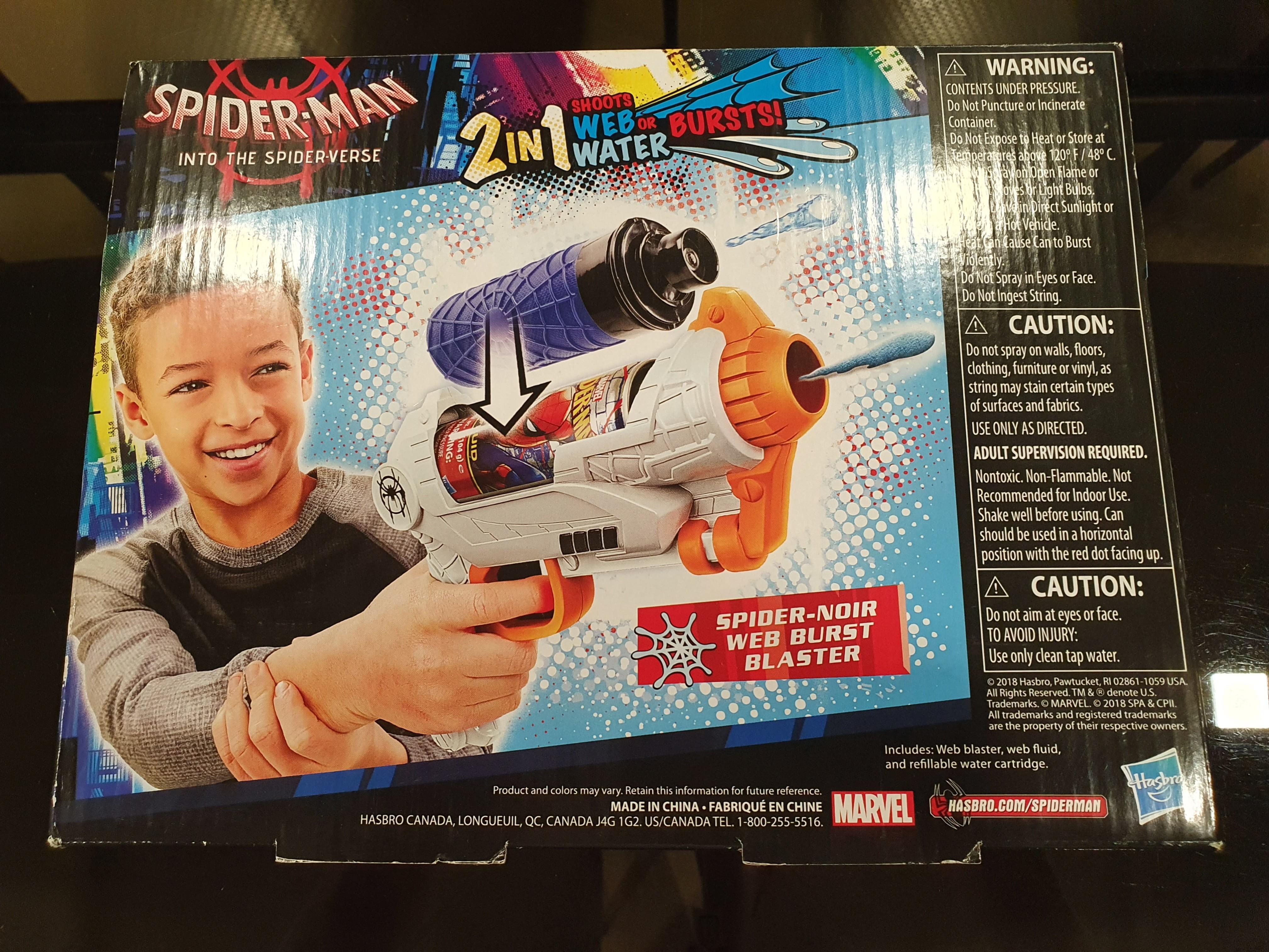 Spider noir hotsell web burst blaster