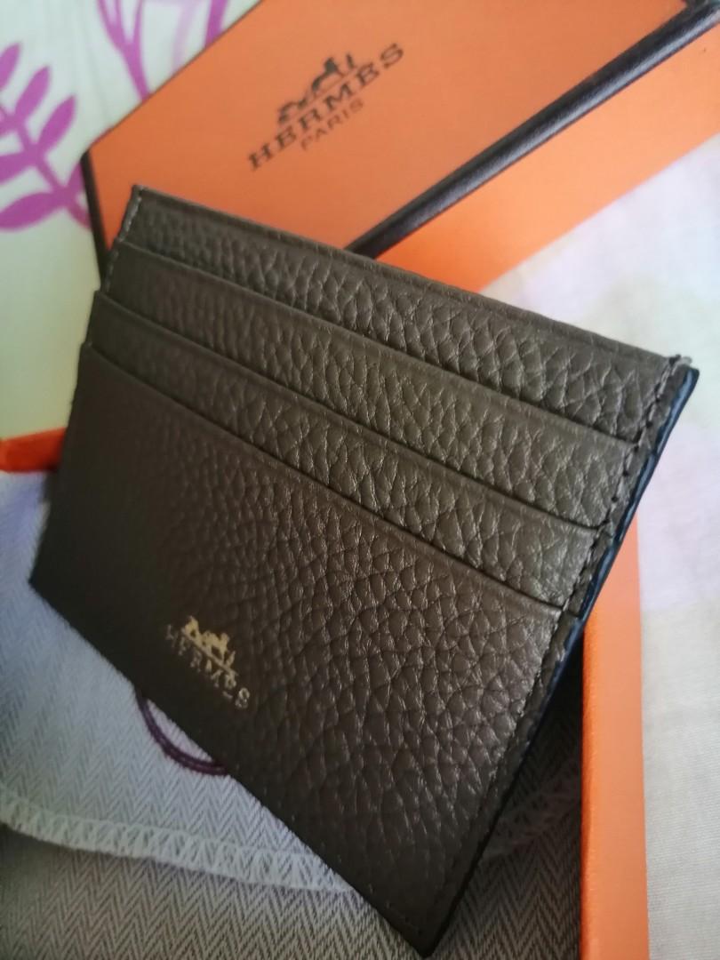 Hermes card holder, Men's Fashion, Watches & Accessories, Wallets ...