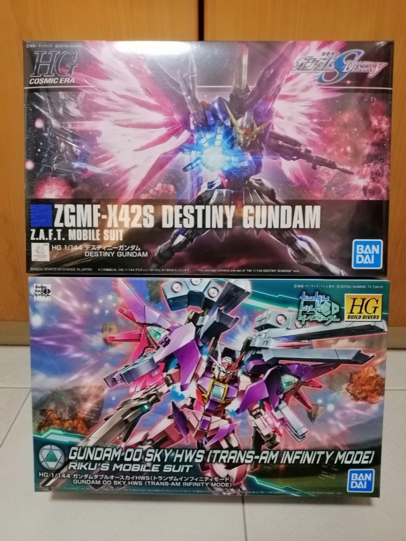 HG Gundam 00 Sky HWS (Trans-Am Infinity Mode) Riku's Mobile suit ZGMF ...