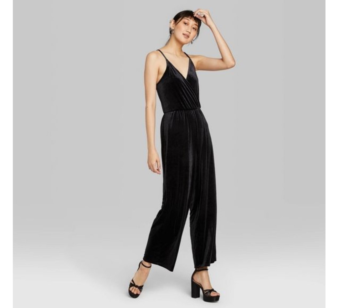 H&m velour jumpsuit sales
