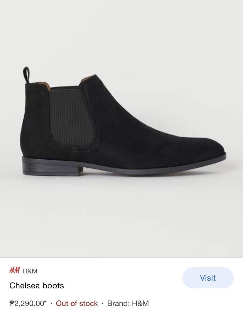 H and m best sale black chelsea boots