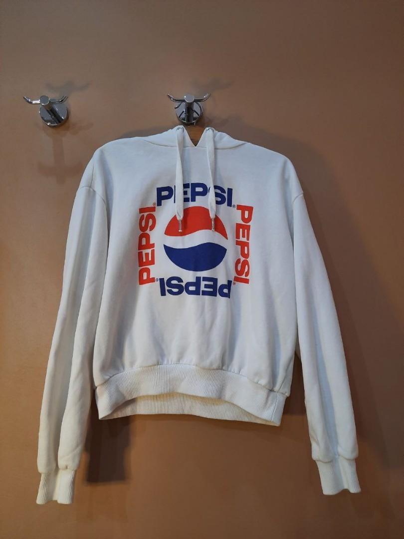 Pepsi cropped top hoodie