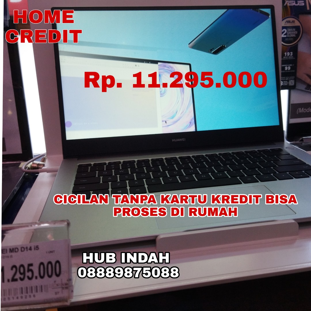 Huawei laptop D14 cicilan tanpa kartu kredit syarat 2 ...