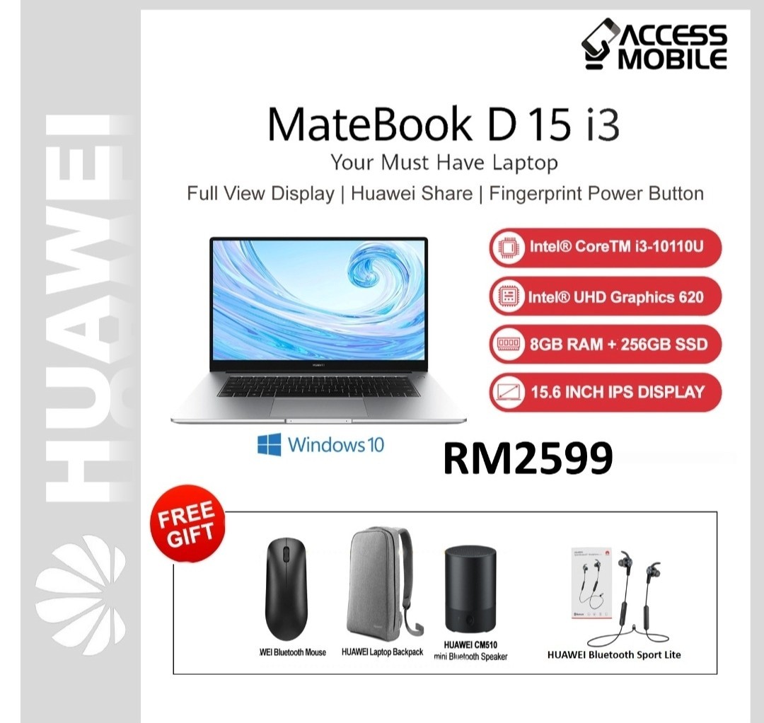 Huawei Matebook D15 I3 Electronics Computers Laptops On Carousell Huawei Matebook D15 I3 Electronics Computers Laptops On Carousell