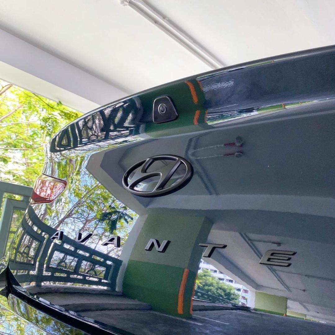 Hyundai Avante Dechrome Plastidip Logo Emblems Front Grille Side Window ...