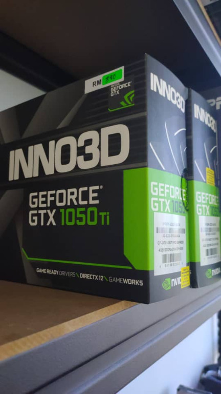 INNO3D GTX1050TI 4GB GDDR5 BRAND NEW Computers Tech Parts