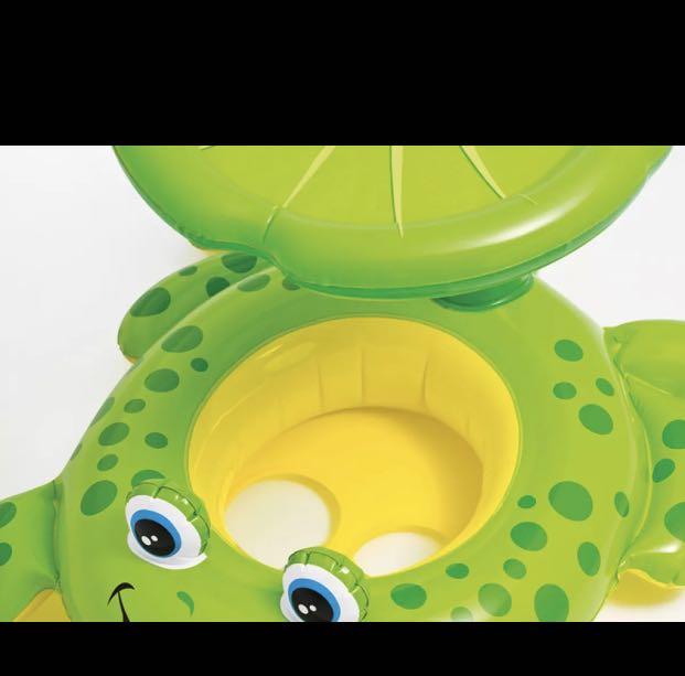 Intex inflatable baby float with pump, Babies & Kids, Infant Playtime