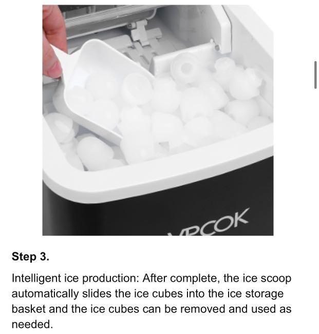 [K2038] VPCOK ICE MAKER, TV & Home Appliances, Kitchen Appliances