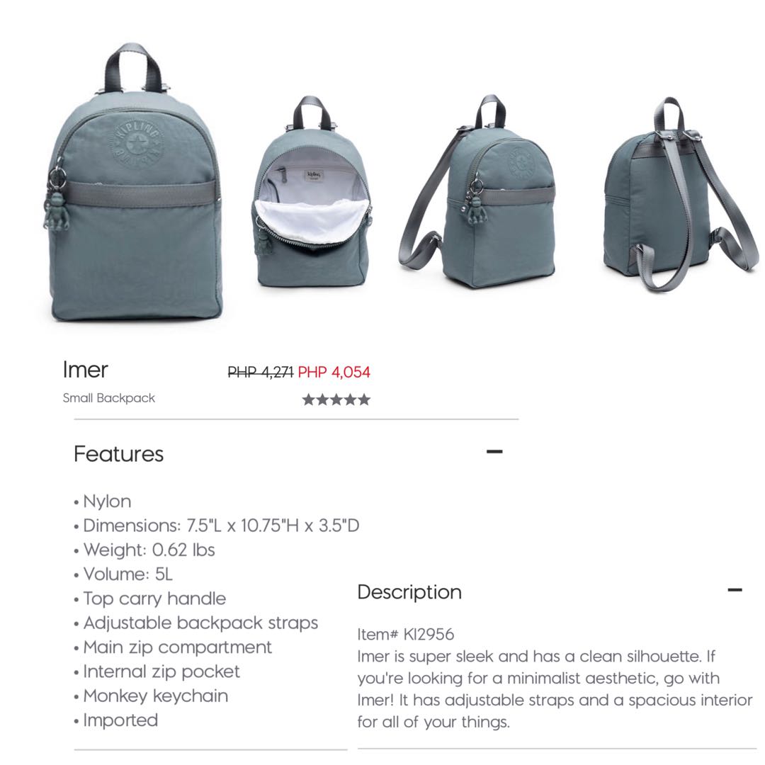 Kipling Imer Small Backpack, Women's 