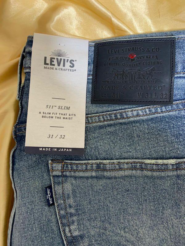 Levis 511 slim fit made in japan limited edition., Men's Fashion, Bottoms,  Jeans on Carousell