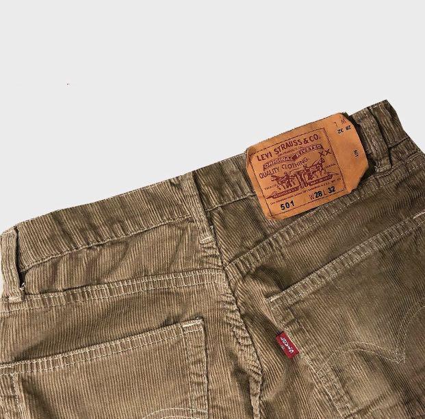 Levi's Corduroy Pants in Camel Brown, Women's Fashion, Bottoms, Jeans on  Carousell