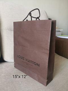 Authentic LV paper bag (Large size) - Bags & Wallets for sale in  Setiawangsa, Kuala Lumpur