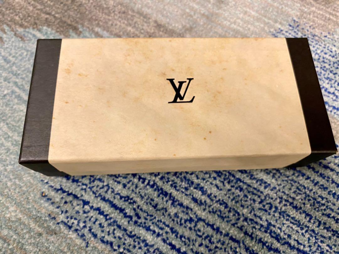 Vintage Louis Vuitton Pen Pewter and Gold with Box and Original Refill