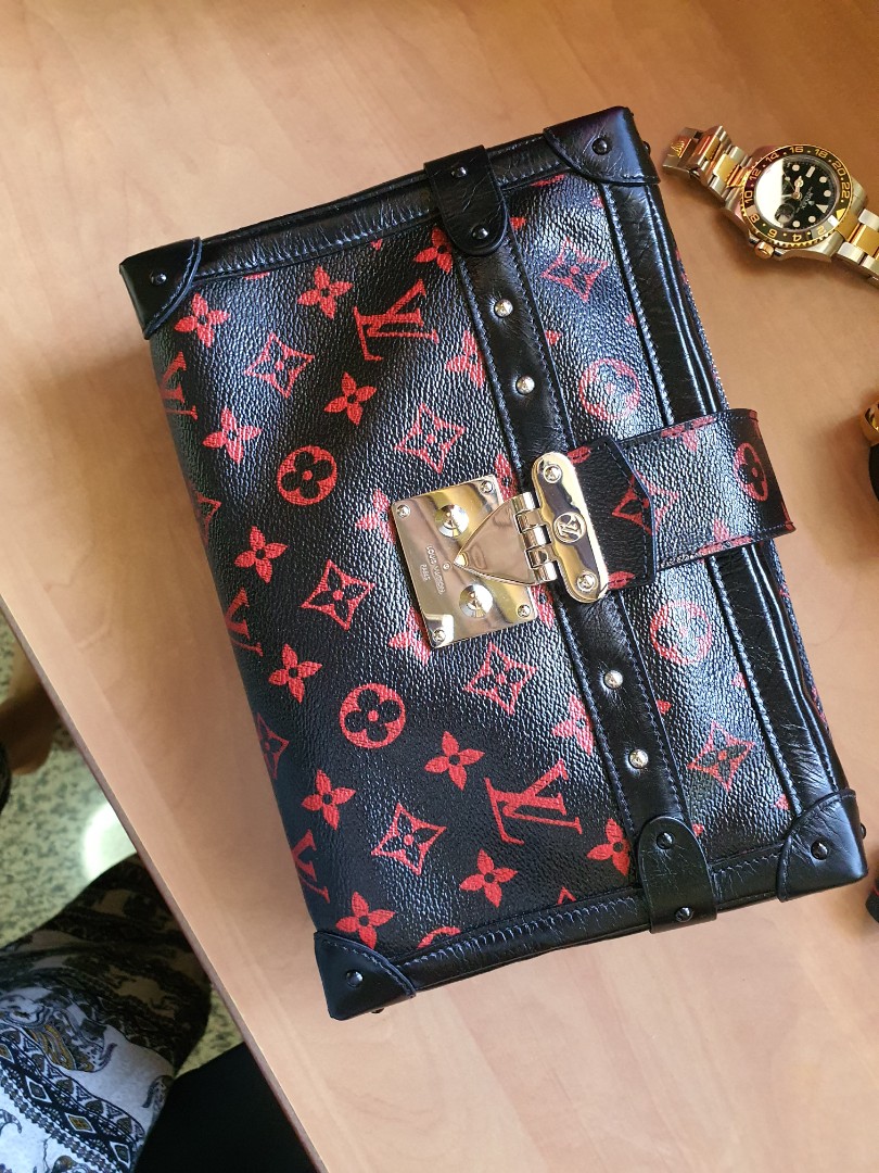 Louis Vuitton Monogram Infrarouge Petite Malle Soft GM - Black Crossbody  Bags, Handbags - LOU739279