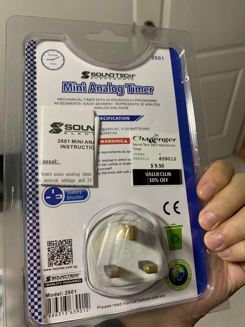 Mini Analog Timer Soundtech, Computers & Tech, Parts & Accessories ...