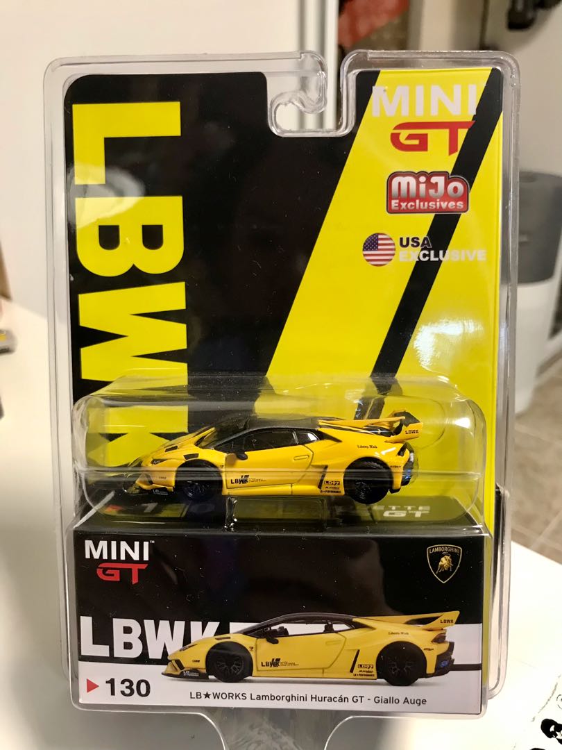 Mini GT x LB Works - Lamborghini Huracan GT (Giallo Auge) #130 