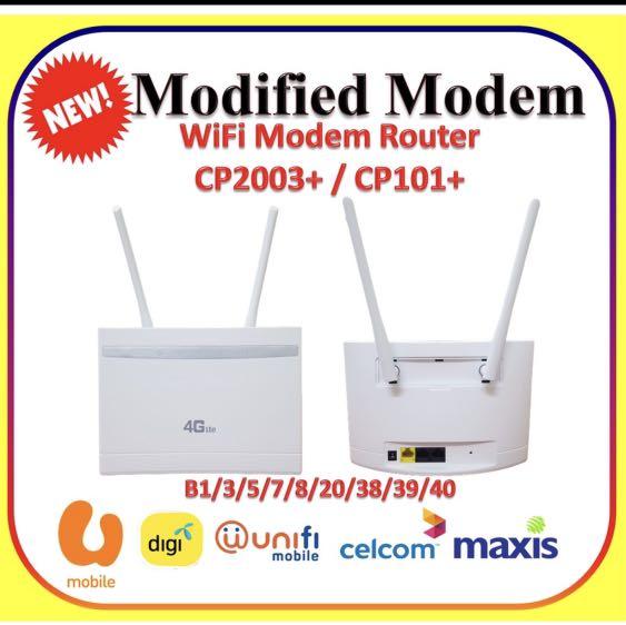 Modem Modified Huawei CP101 Modified Bypass Hotspot Router 4G LTE