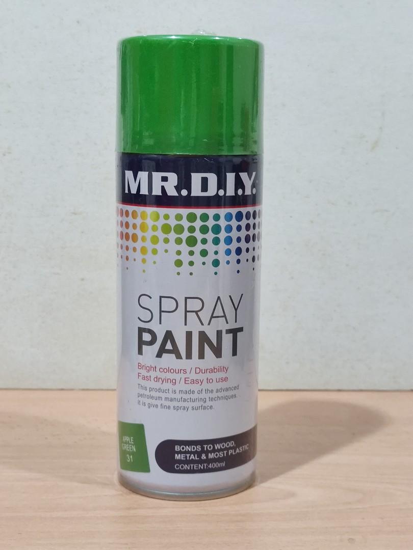 Mr Diy Spray Paint Apple Green 31 Design Craft Craft Supplies Tools On Carousell