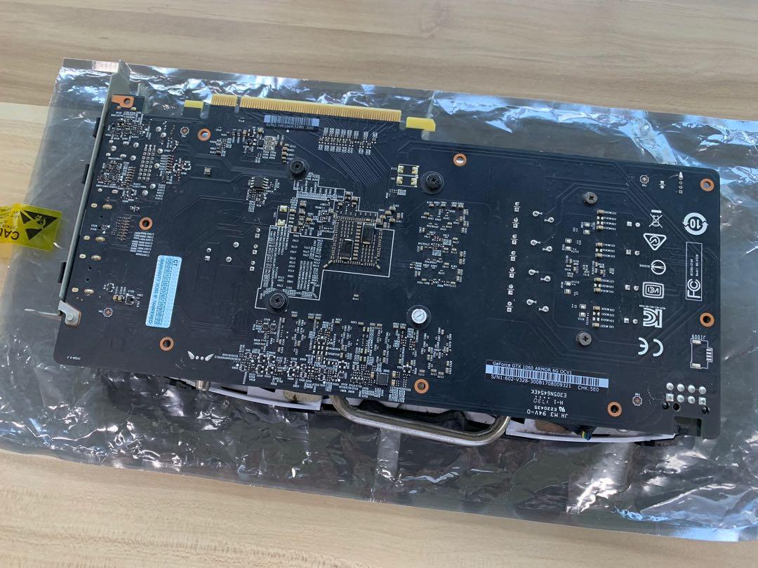 MSI GTX 1060 Armor 6G OCV1 Computers Tech Parts Accessories