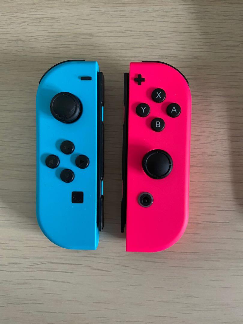 Pink and deals blue joycons