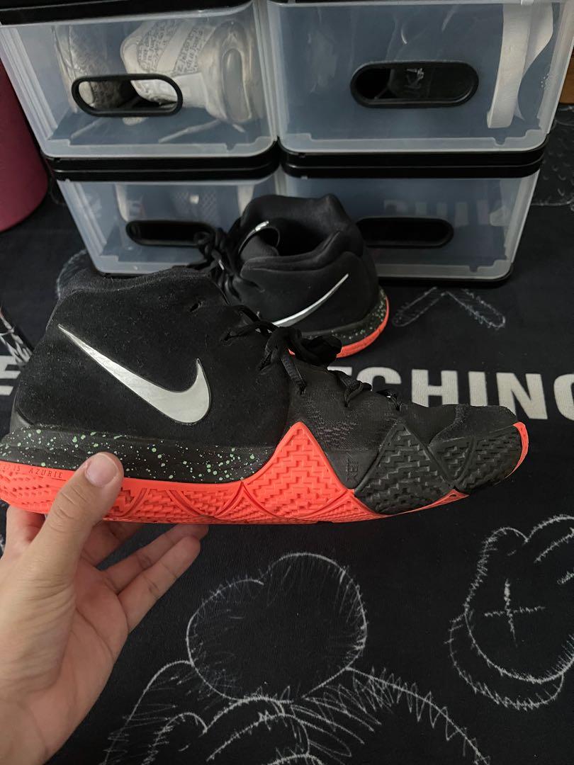 Kyrie 4 deals black and orange