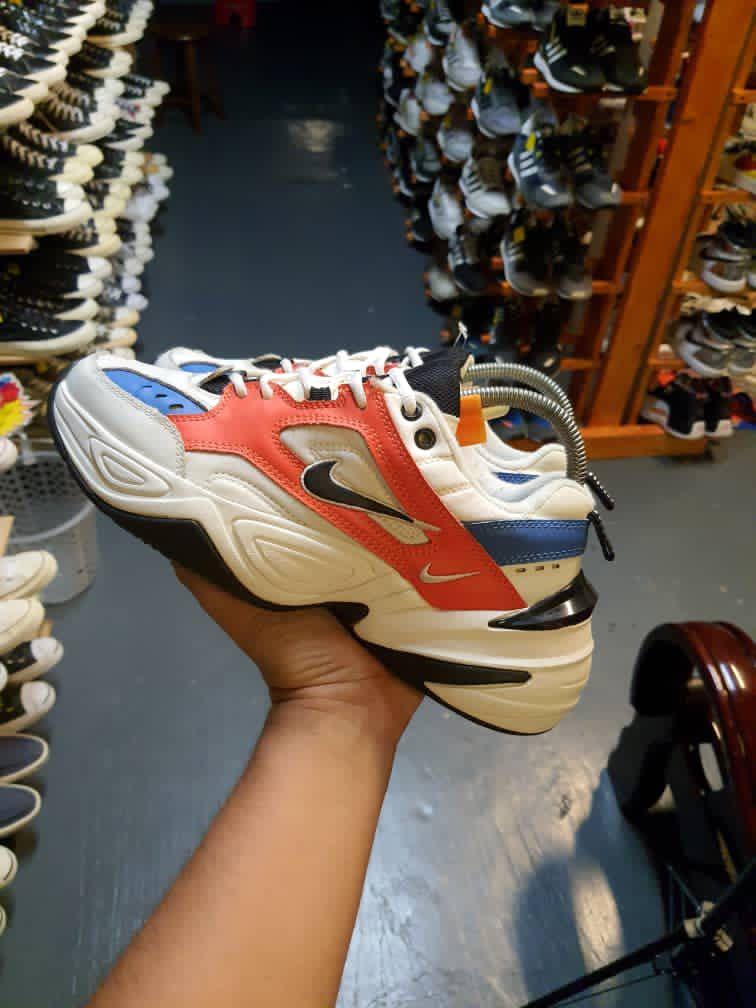 Nike tekno discount mk2 white orange
