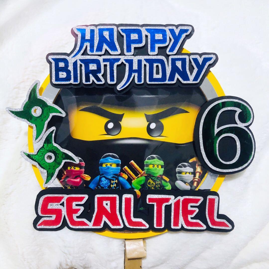 Ninjago cake decorations outlet