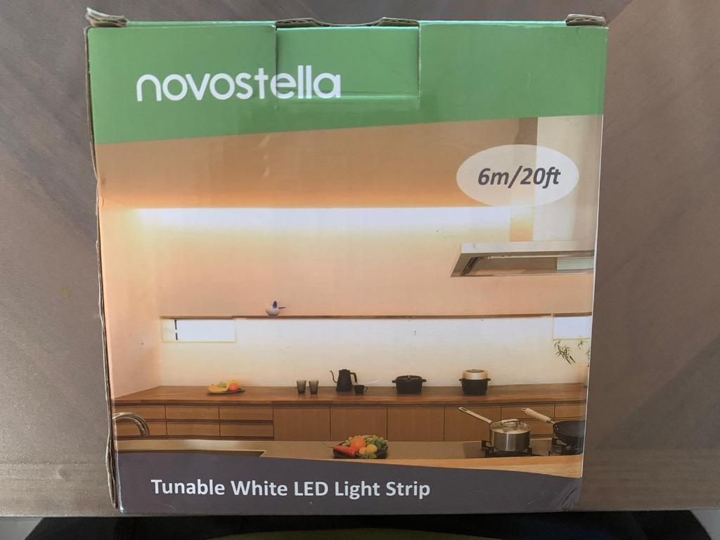 20ft LED Strip Light, 6M Dimmable Tunable White Light Strip –
