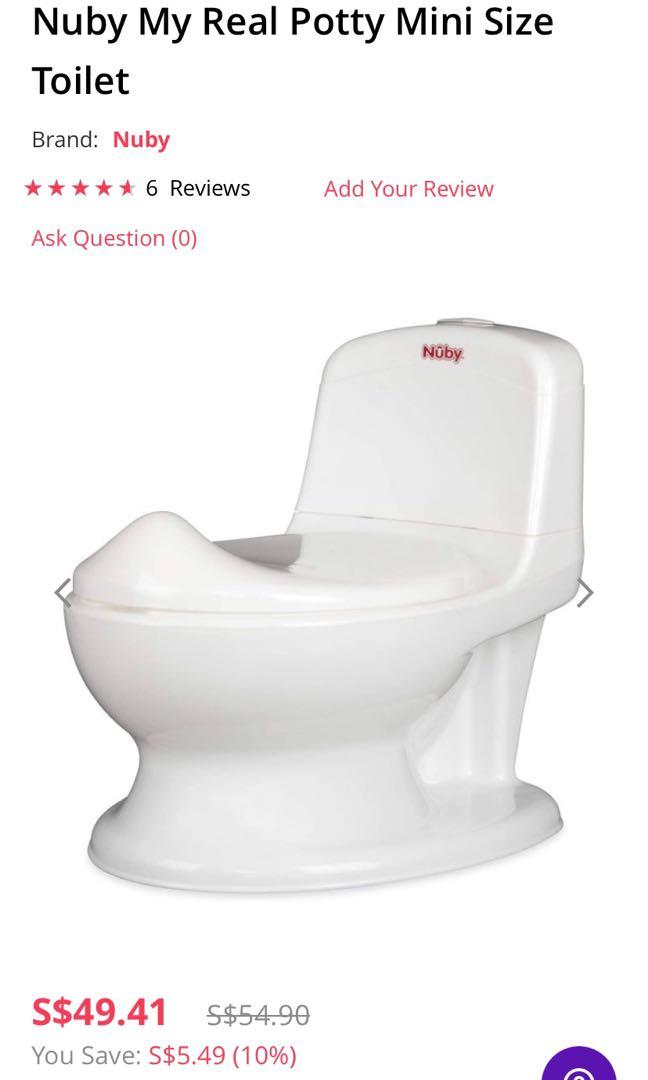 Nuby Potty with flush, Babies & Kids, Bathing & Changing, Toilet