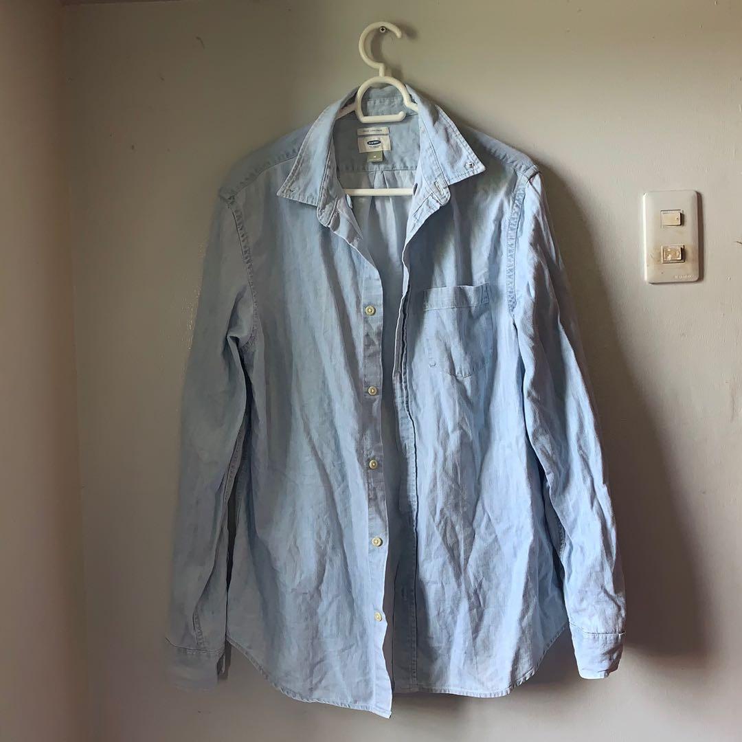 old navy oversized denim jacket