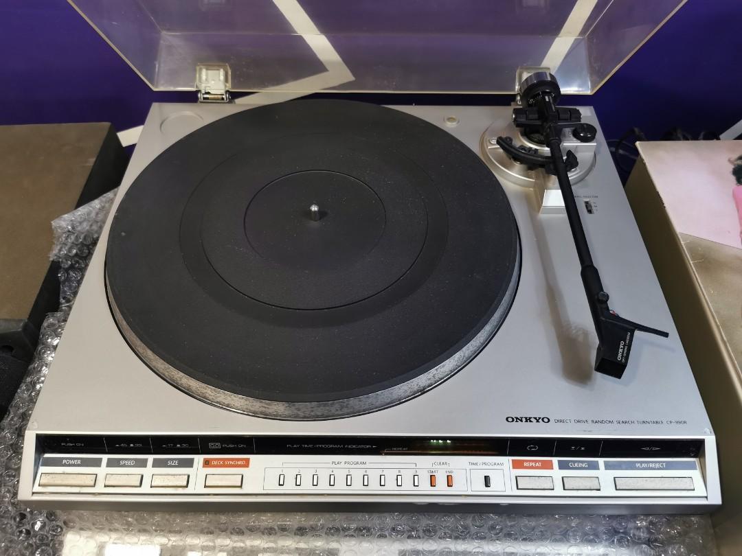 Onkyo cp-990r turntable (Category: Other Audio Equipment) located in Caloocan City. Submitted by Lan_cab (Listing ID 1101167710, Image 3). Description: Onkyo CP-990R Direct drive Manual operation nalang di na gumagana automatic. Orig headshell, orig cart & stylus Made in japan Ac100v P4,800 Issue: full manual operation nalang.. No automatic.. Meaning manual play and manual stop na po sya..