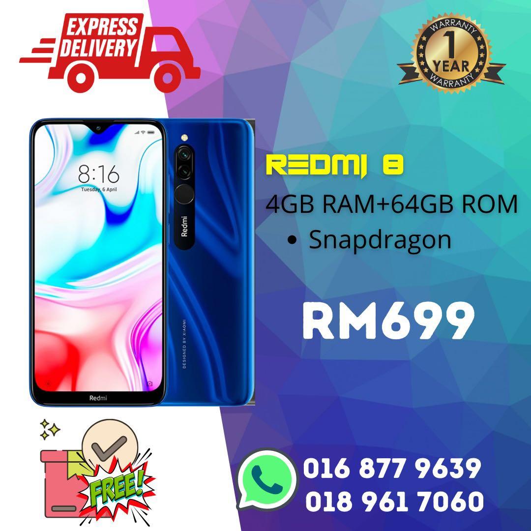 Original Redmi 8 1 Year Malaysia Warranty Mobile Phones Tablets Android Phones Xiaomi On Carousell