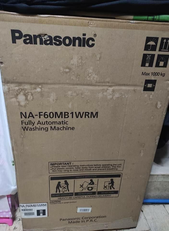 Panasonic NAF60MB1WRM Fully Automatic Washing Machine, TV & Home