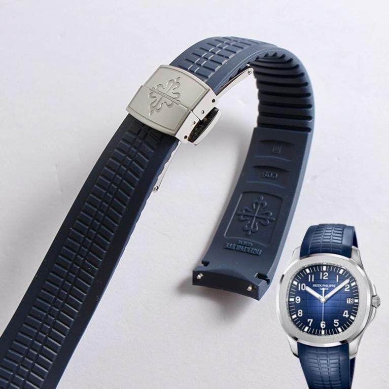 Patek Philippe Nautilus Aquanaut Rubber Strap Patek Philippe Nautilus Aquanaut Rubber Strap 5164a 5167a 5167 5167r 5164 5164r Khaki Green Black Orange White Blue Luxury Watches On Carousell