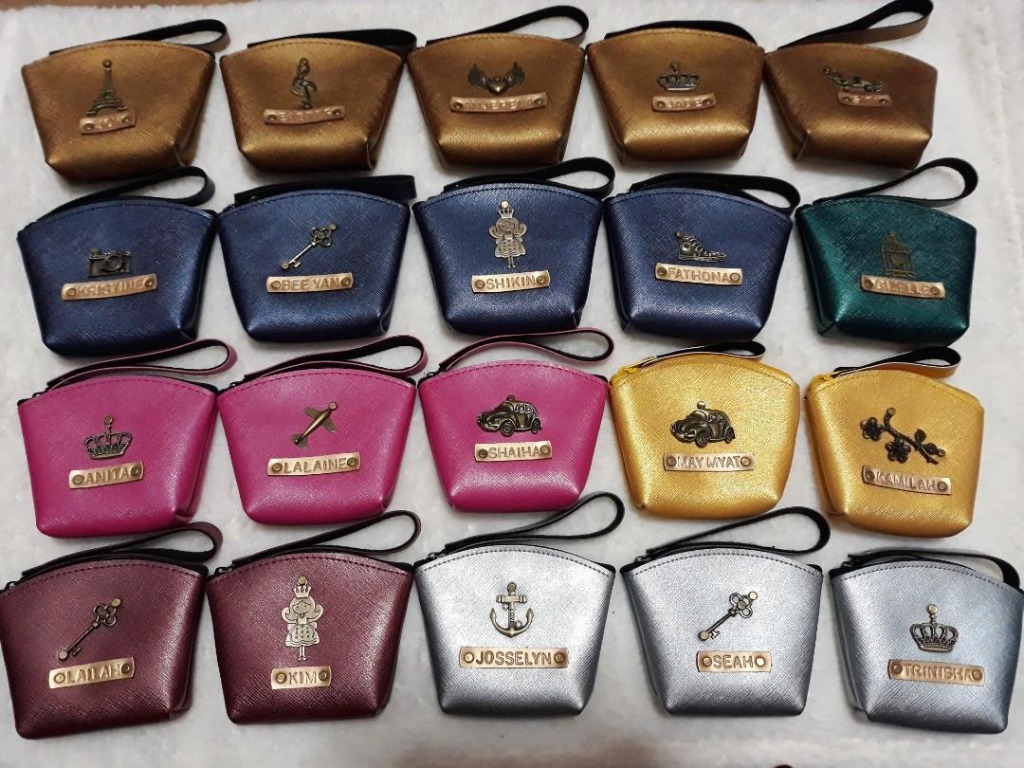 Personalized coin purse top