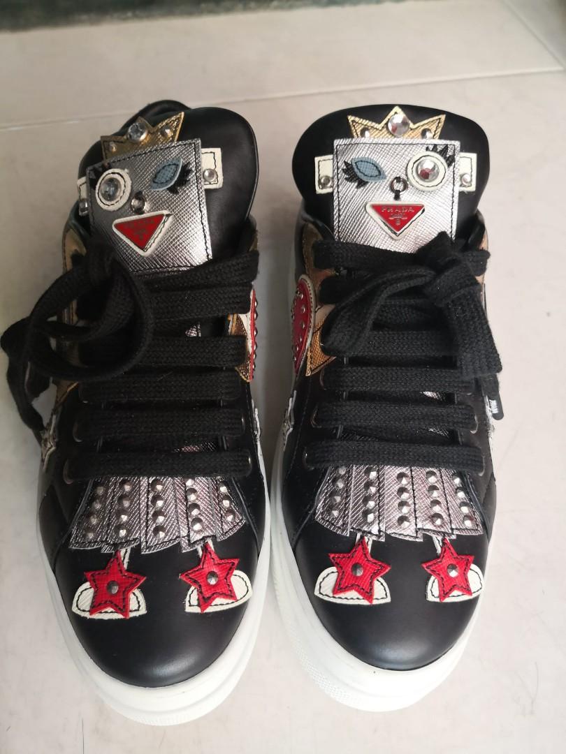 prada robot sneakers