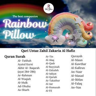 Newborn Quran Rainbow Pillow