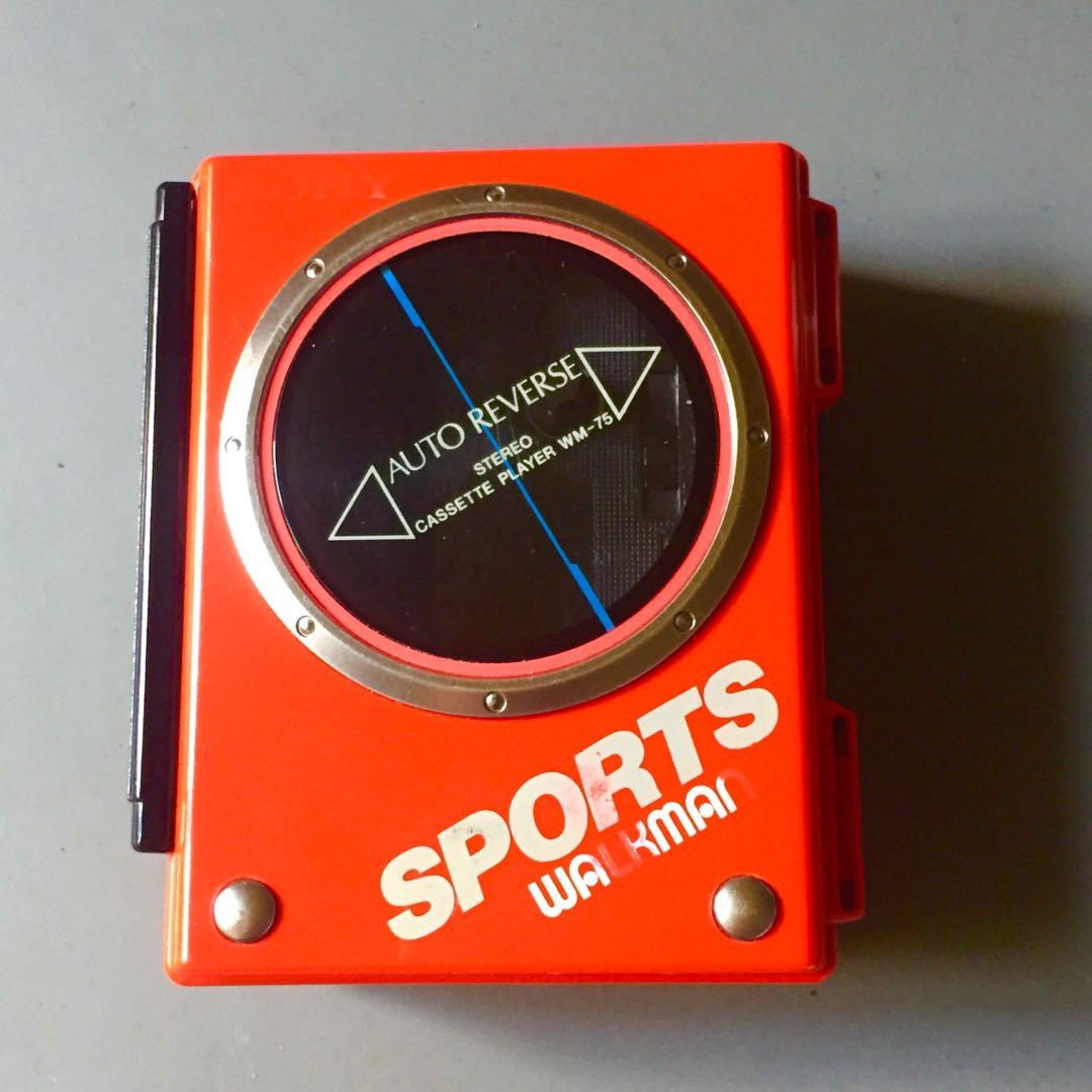 希少！！SONY SPORTS ウォークマン WM-75 カセットプレーヤー 希少！！SONY SPORTS ウォークマン WM-75 カセットプレーヤー