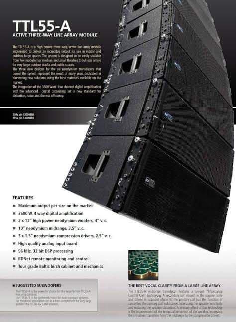 Rcf ttl55a price clearance