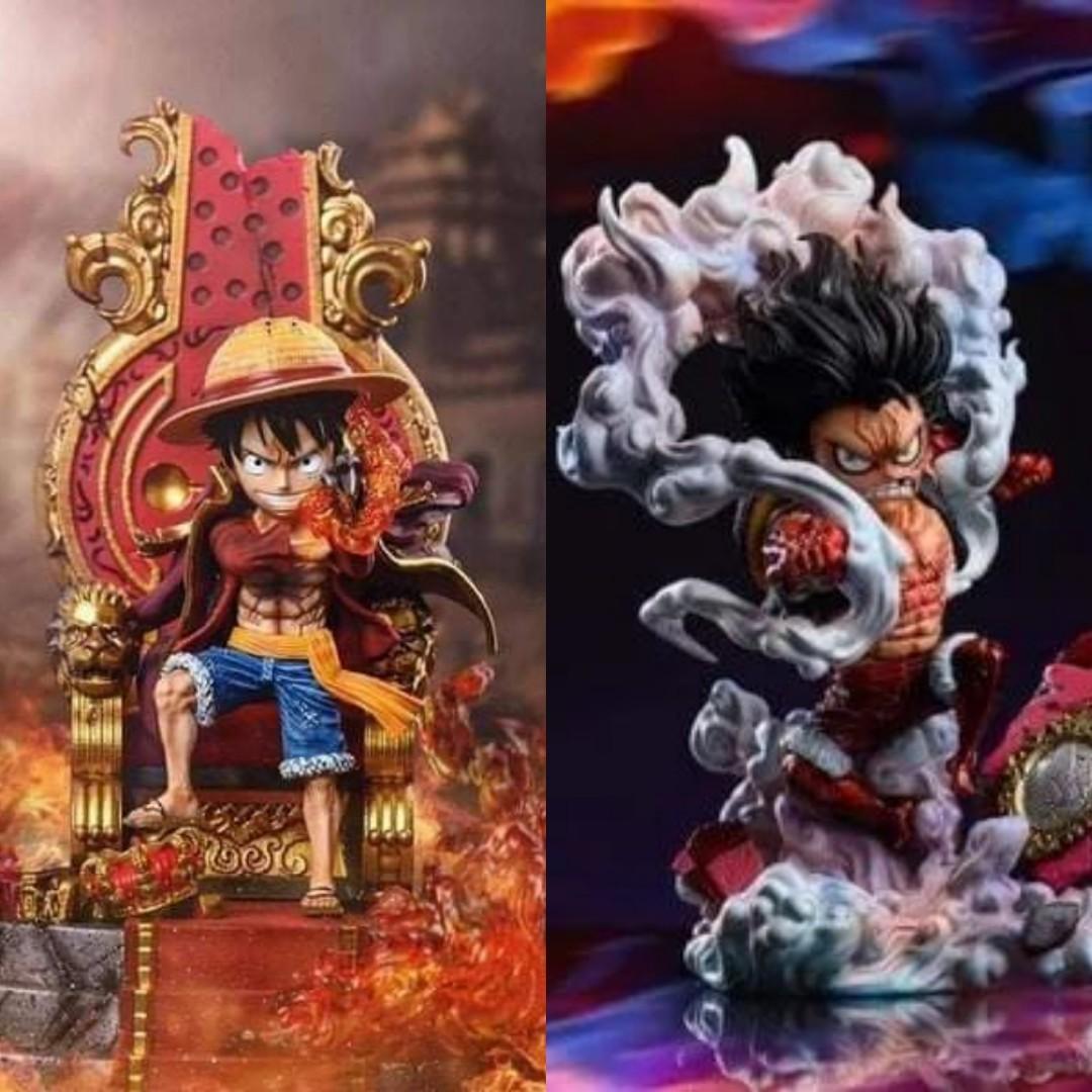 G5 Studio One Piece Monkey D Luffy VS Rob Lucci Resin Model In