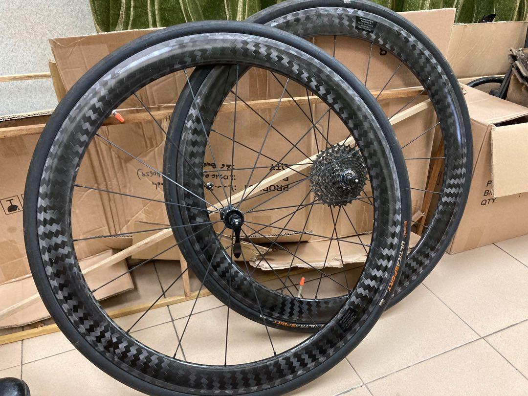 55mm carbon top wheelset