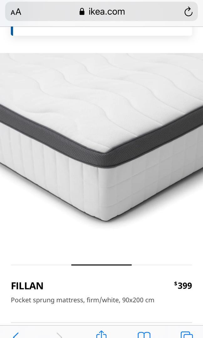 Fillan on sale mattress ikea