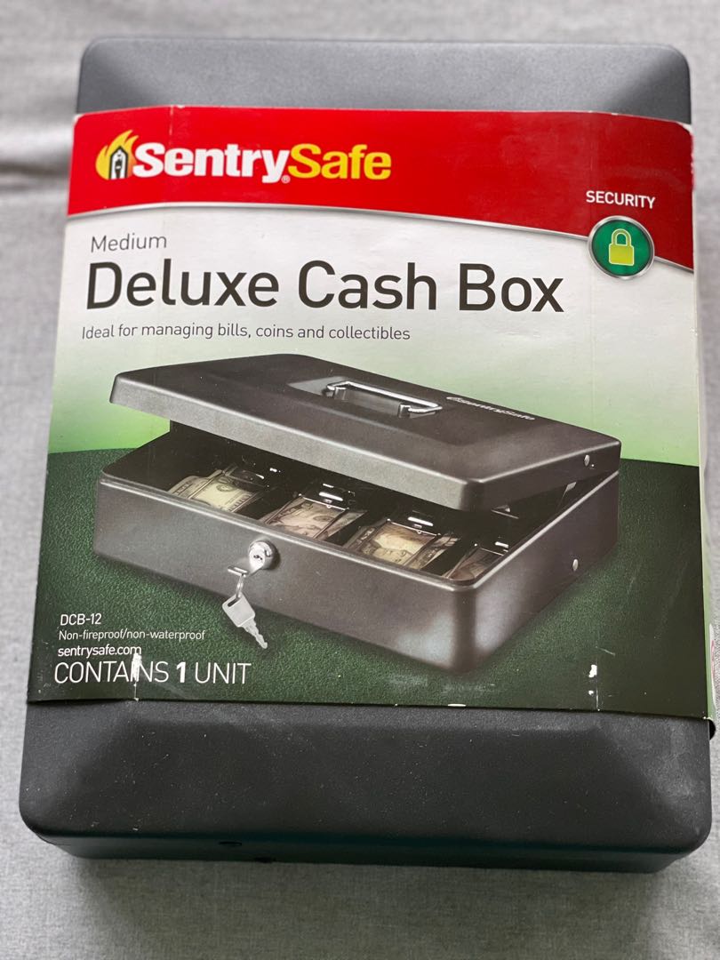Sentry Deluxe Cash Box, Furniture & Home Living, Security & Locks, Safe