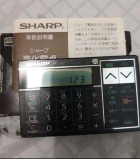 Sharp card type calculator