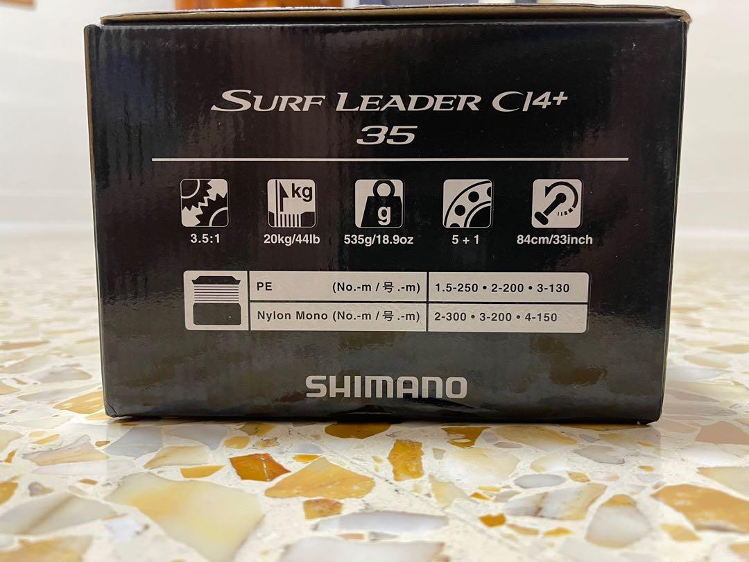 Shimano Surf Leader CI4+ 35 (Long Casting Reel), Everything Else on  Carousell