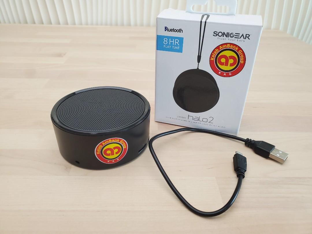 Sonicgear Bluetooth Speaker Pandorahalo 2 With Ambank Logo Electronics Audio On Carousell